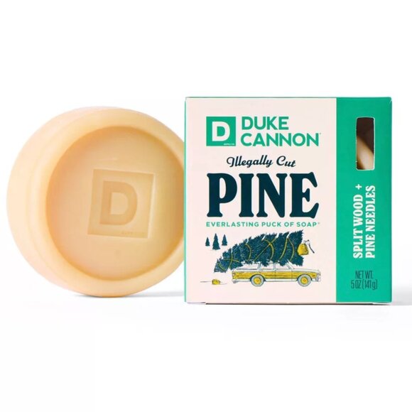 DUKE CANNON SUPPLY CO. Everlasting Puck Soap - Illegally Cut Pine - 5 oz NEW - Picture 2 of 4
